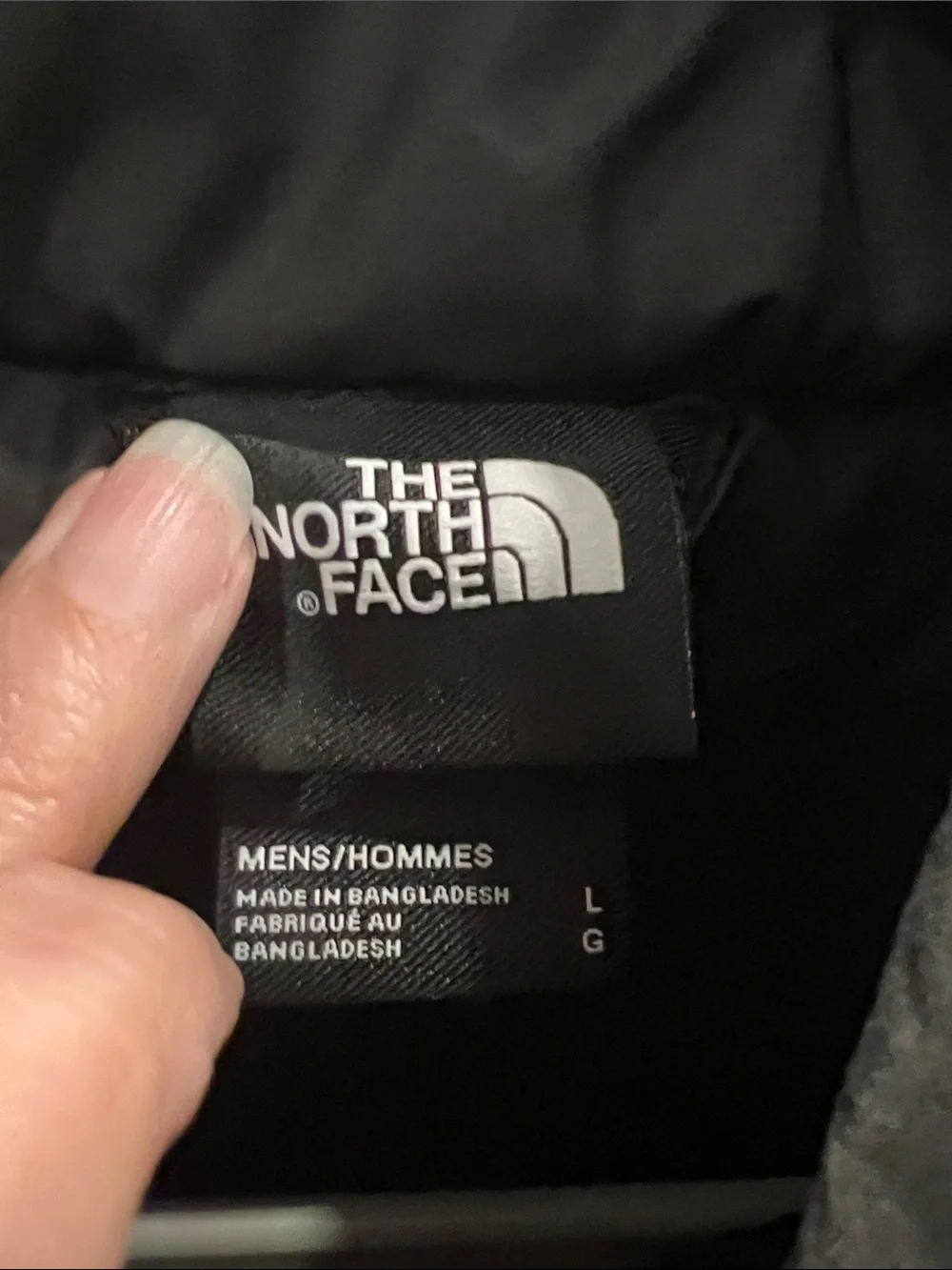 The North Face Black Quilted Puffer Jacket Mens Size L